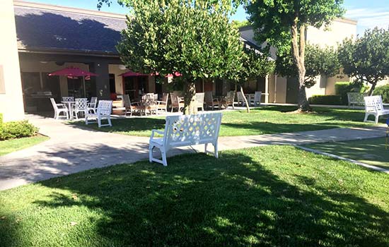 Backyard-resized Park Seating Area
